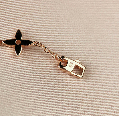 [Rosla]STAR AND SUN 7 MOTIFS GOLD BRACELET