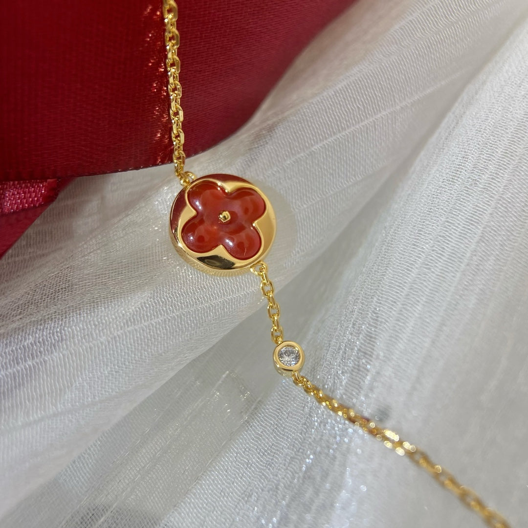 [Rosla]SUN PEDANT CARNELIAN BRACELET