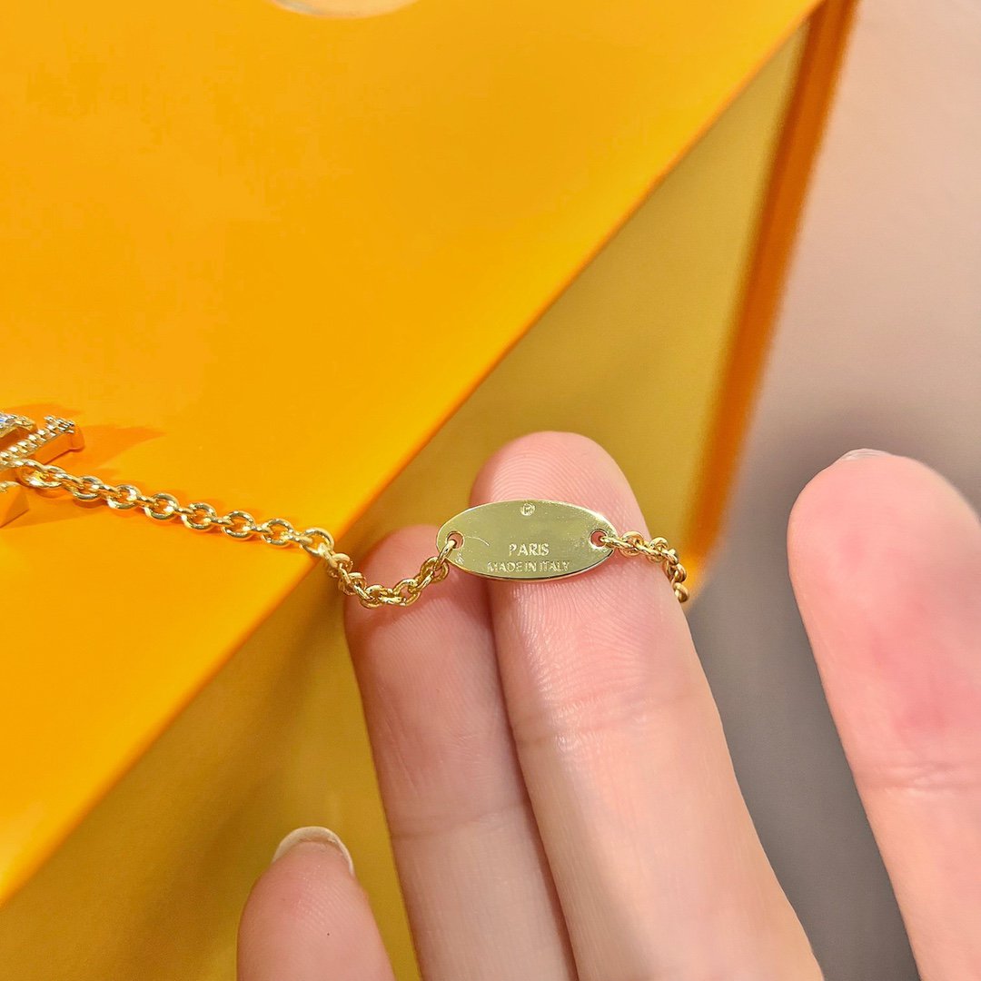 [Rosla]LOGO STAR MOTIF GOLD BRACELET