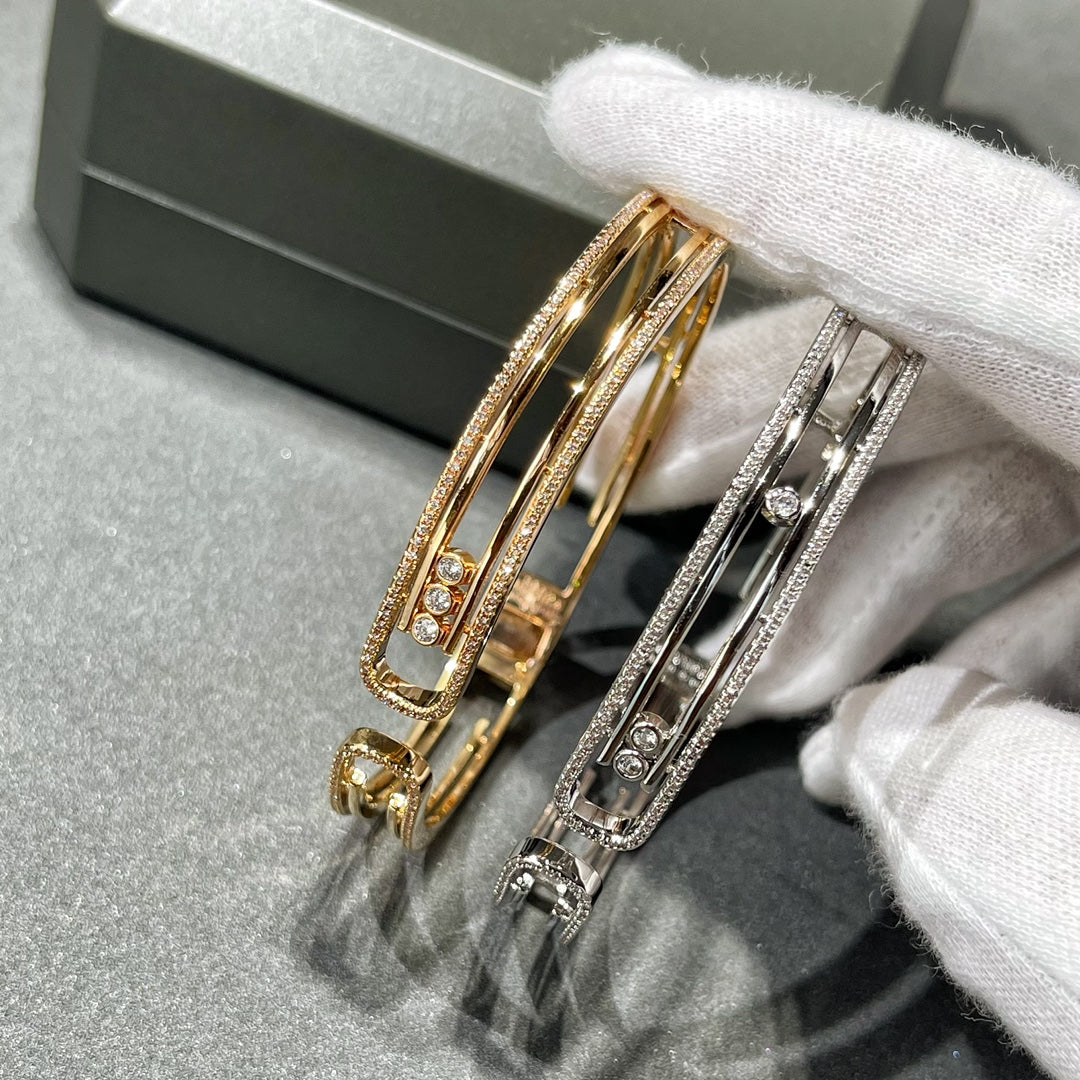 [Rosla]MOVE 10TH PAVED DIAMOND BRACELET