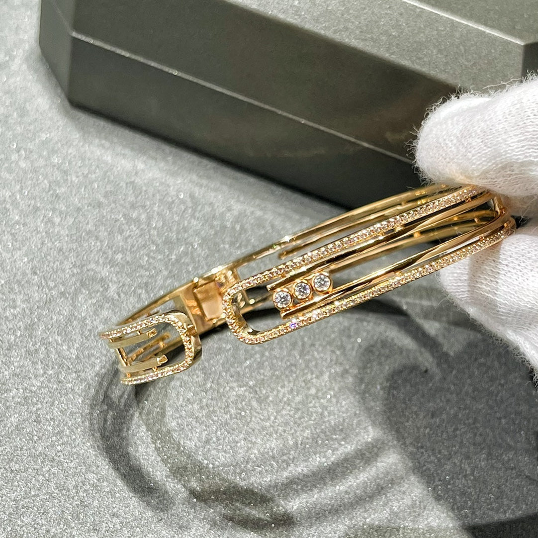 [Rosla]MOVE 10TH PAVED DIAMOND BRACELET