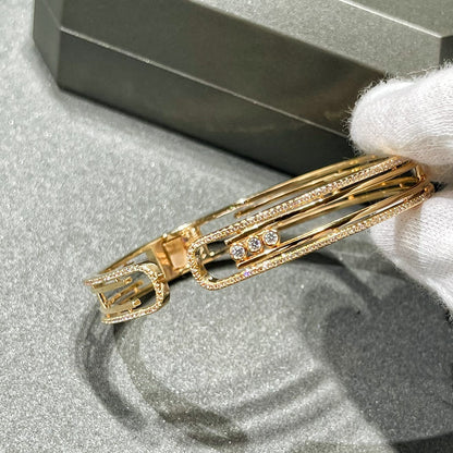 [Rosla]MOVE 10TH PAVED DIAMOND BRACELET