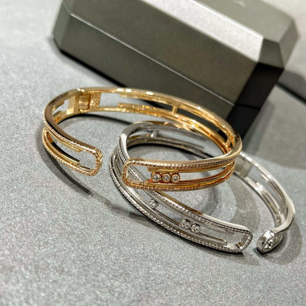 [Rosla]MOVE 10TH PAVED DIAMOND BRACELET