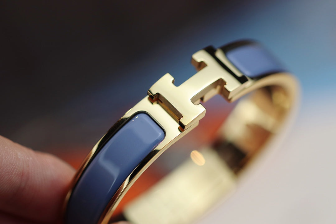 [Rosla]H BRACELET 12MM BLUE GRAY
