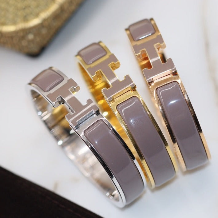 [Rosla]H BRACELET 12MM BROWN