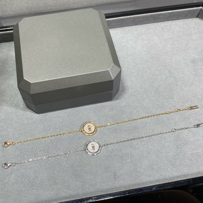 [Rosla]LUCKY MOVE DIAMOND PAVED BRACELET