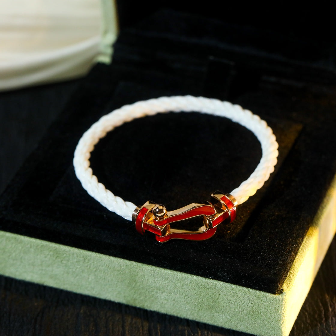 [Rosla]FORCE 10 WHITE TEXTILE DIAMOND PAVED