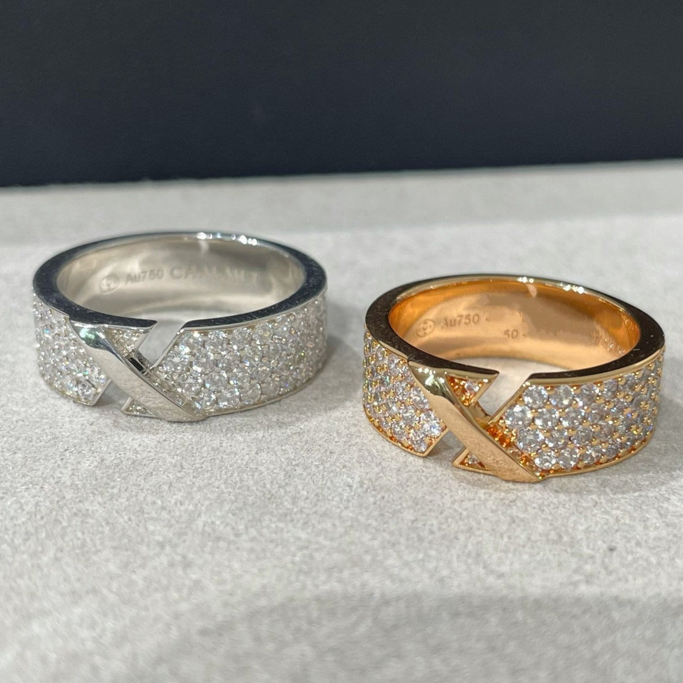 [Rosla]LIENS EVIDENCE  DIAMOND PAVED RING