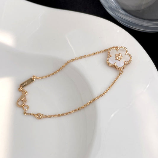 [Rosla]LUCKY SPRING ROSE GOLD MOP BRACELET