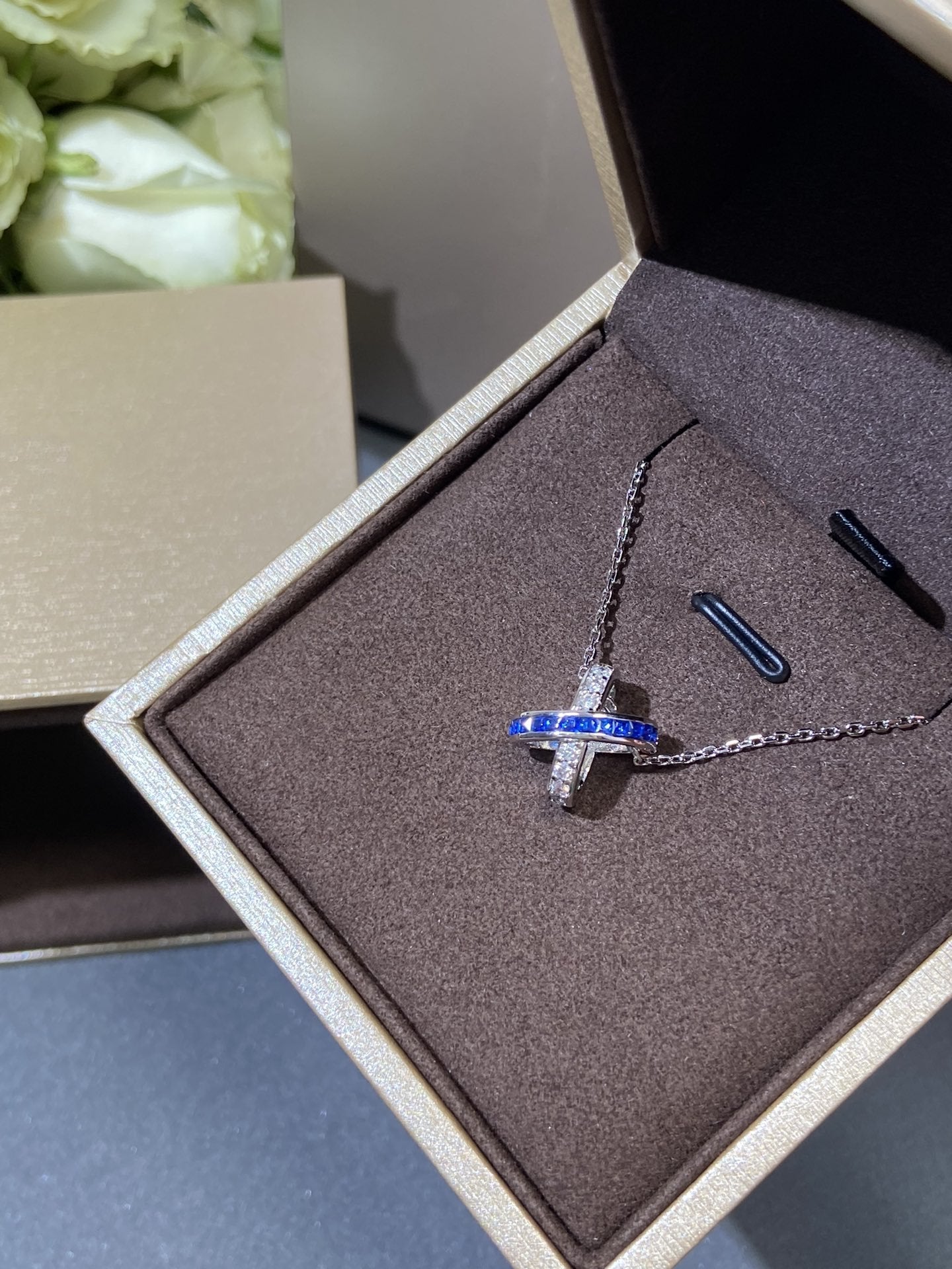 [Rosla]LIENS DIAMOND SILVER NECKLACE
