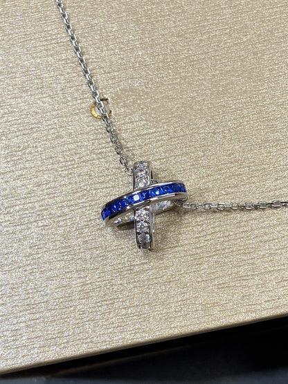 [Rosla]LIENS DIAMOND SILVER NECKLACE