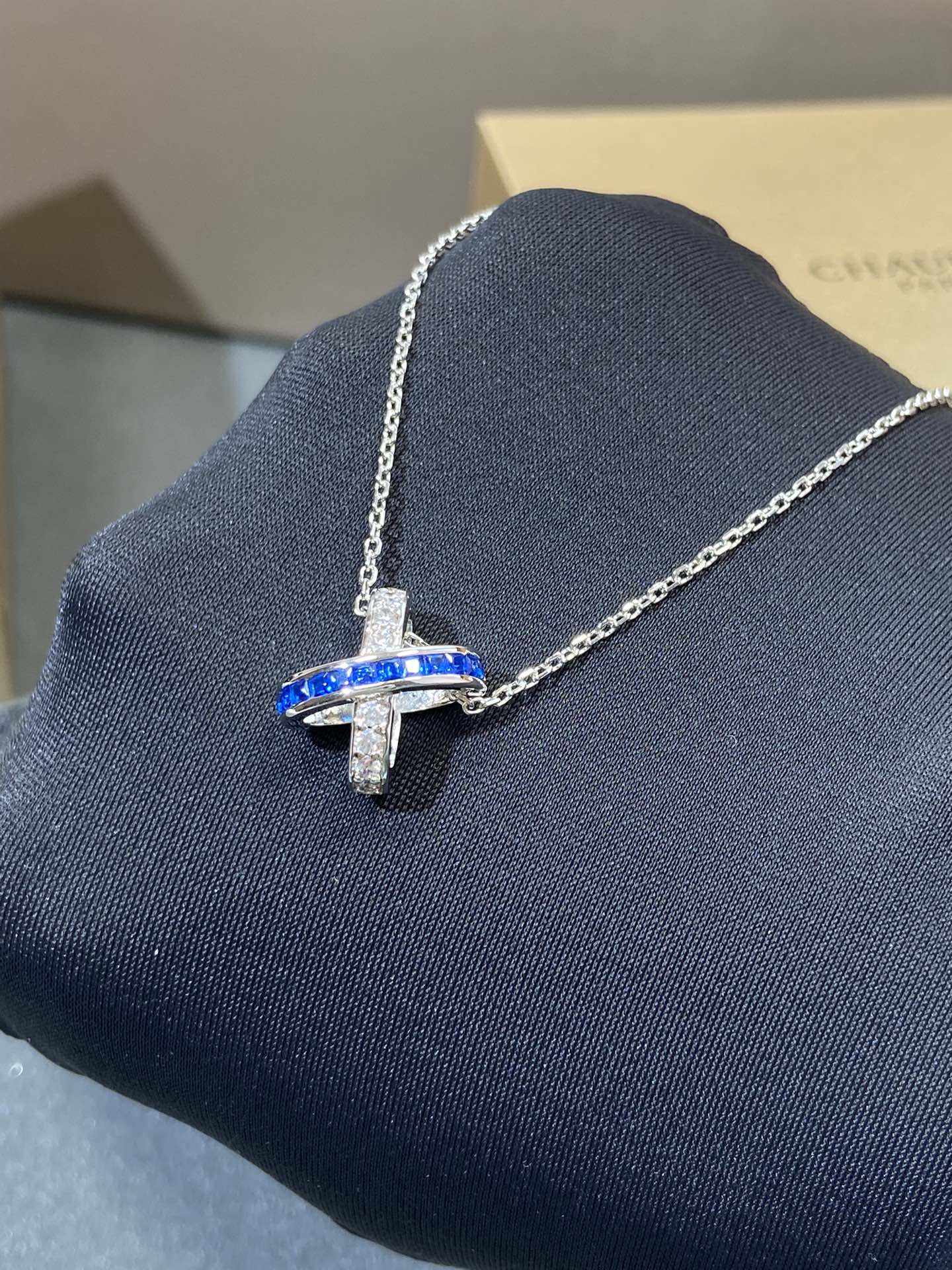 [Rosla]LIENS DIAMOND SILVER NECKLACE