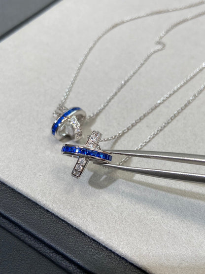 [Rosla]LIENS DIAMOND SILVER NECKLACE