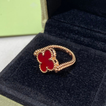 [Rosla]CLOVER RIVERSIBLE RING GOLD COLLECTION