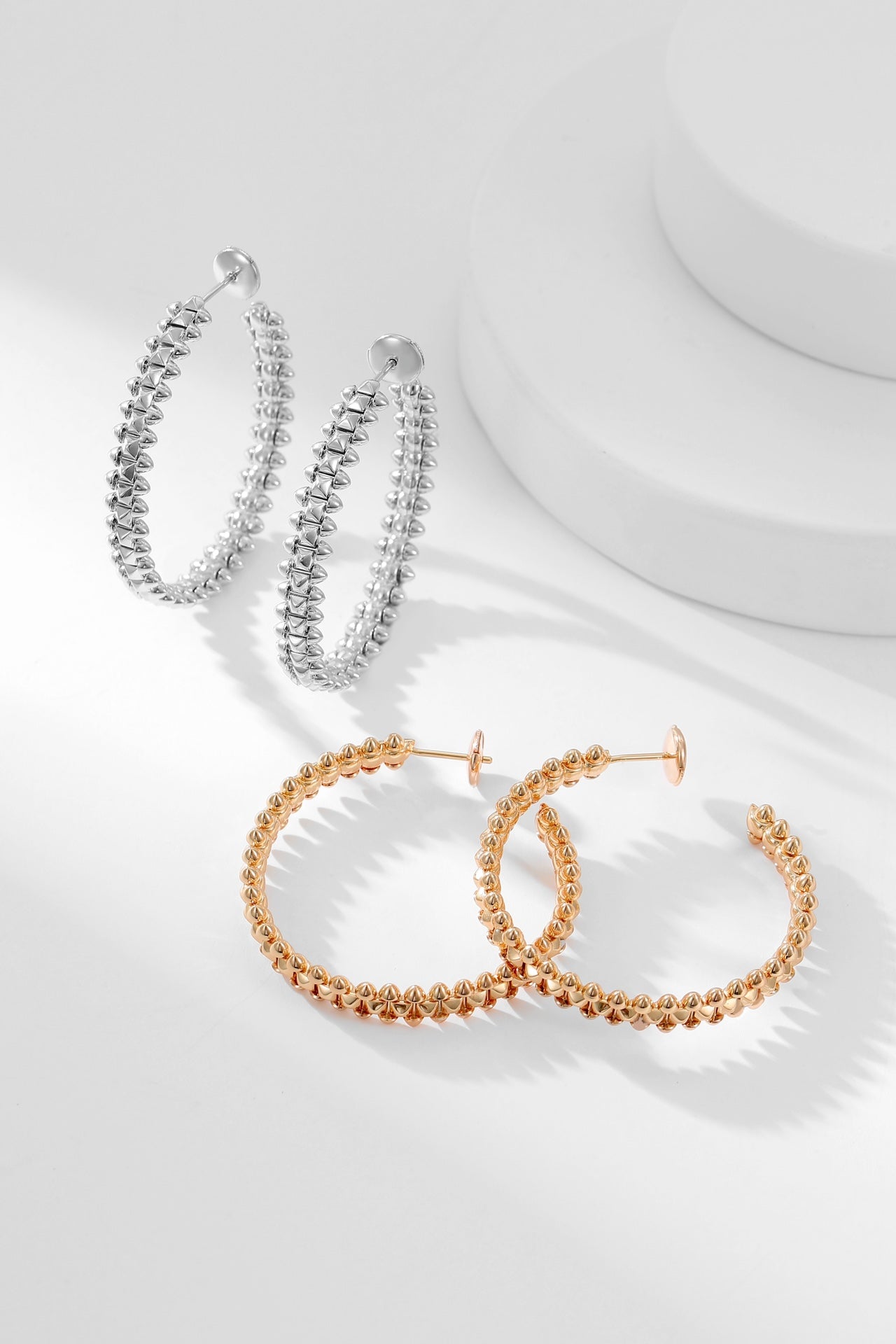 [Rosla]CLASH HOOP EARRINGS