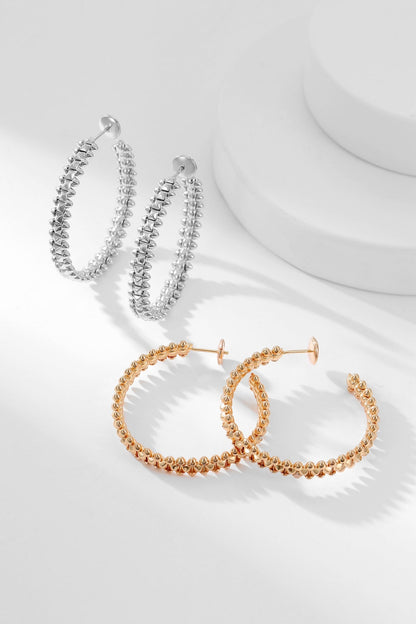 [Rosla]CLASH HOOP EARRINGS