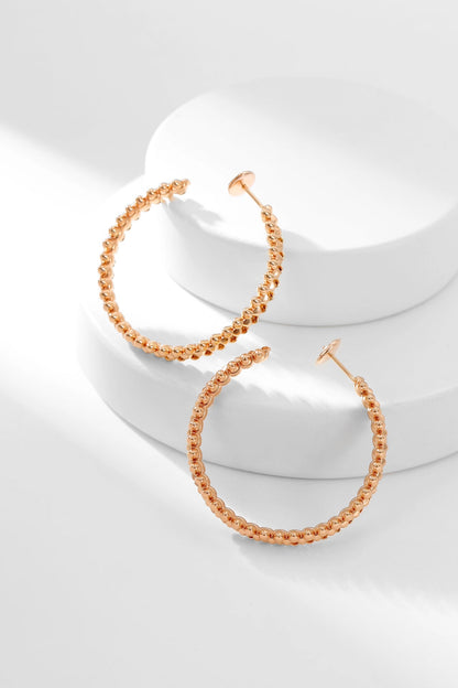 [Rosla]CLASH HOOP EARRINGS