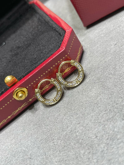 [Rosla]LOVE DIAMOND EARRINGS