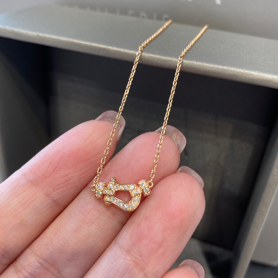 [Rosla]FORCE 10 DIAMOND PINK GOLD NECKLACE MINI MODEL