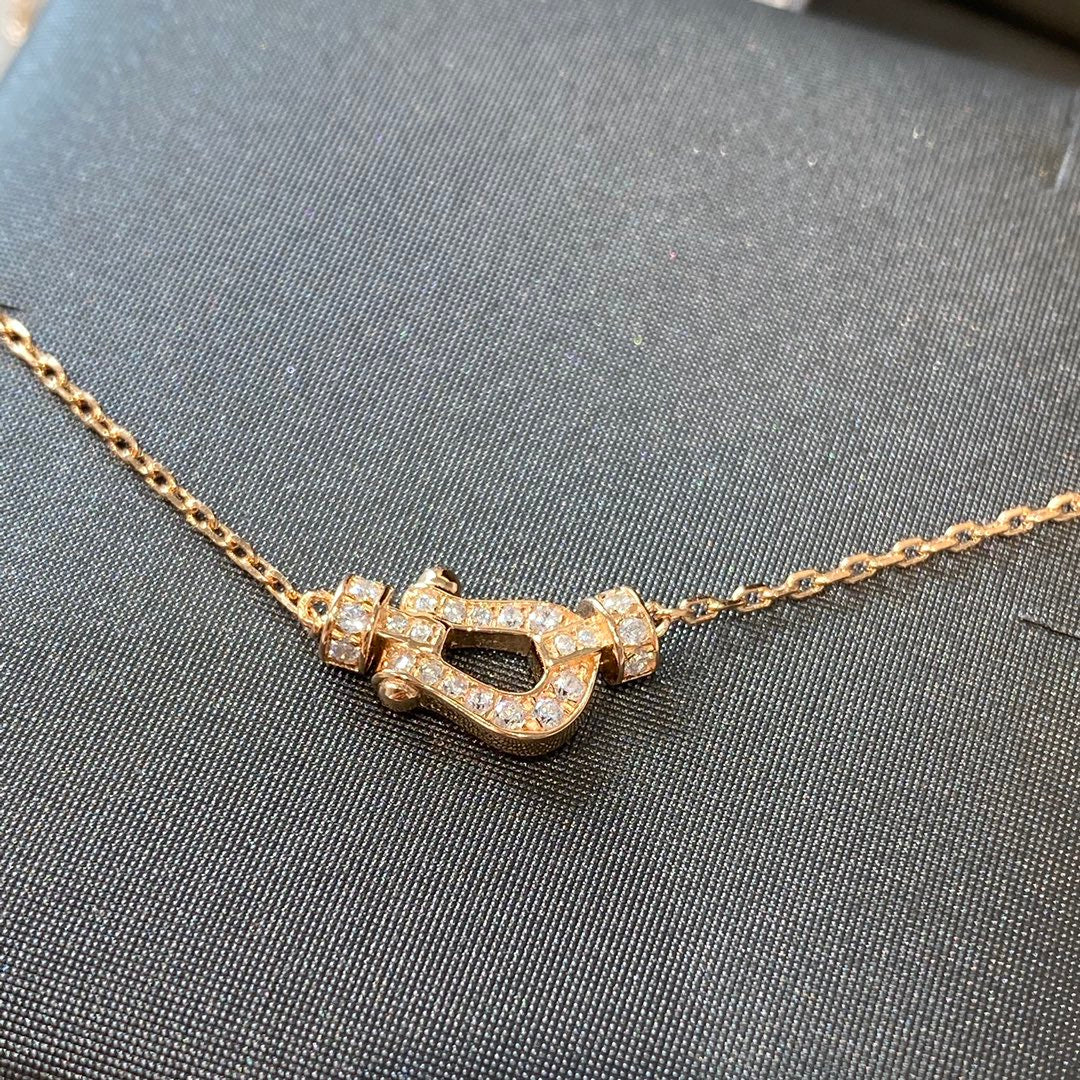 [Rosla]FORCE 10 DIAMOND PINK GOLD NECKLACE MINI MODEL