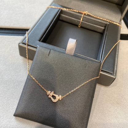 [Rosla]FORCE 10 DIAMOND PINK GOLD NECKLACE MINI MODEL