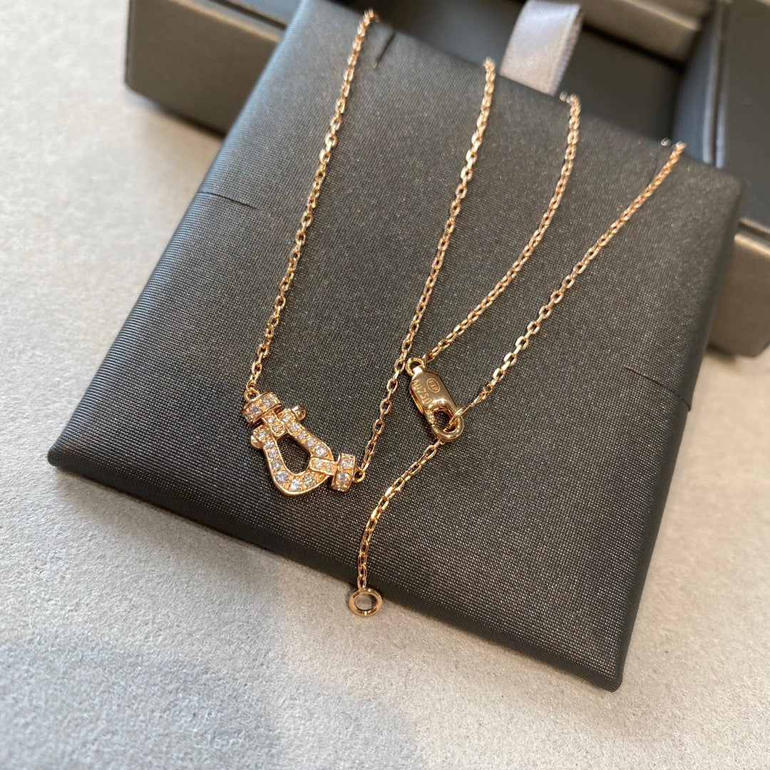 [Rosla]FORCE 10 DIAMOND PINK GOLD NECKLACE MINI MODEL