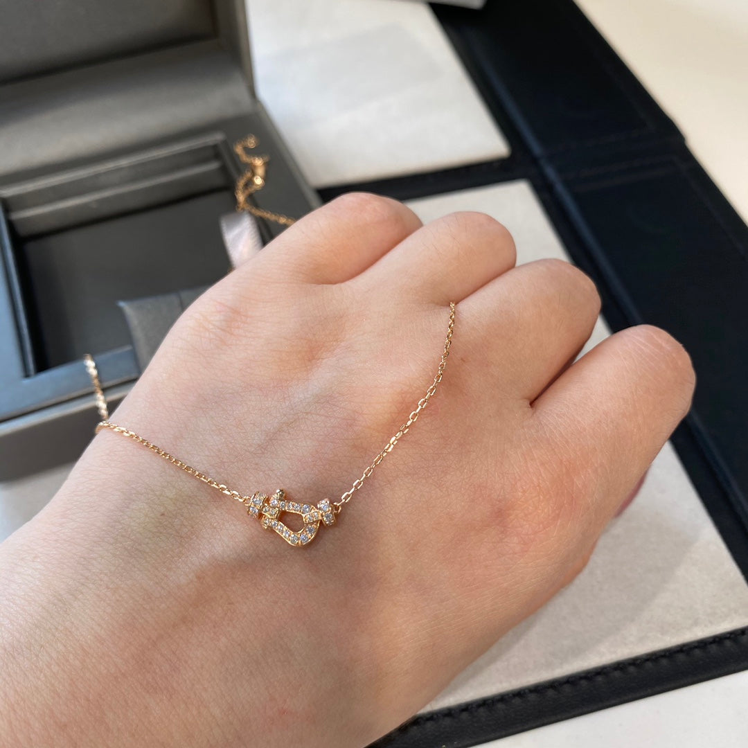 [Rosla]FORCE 10 DIAMOND PINK GOLD NECKLACE MINI MODEL