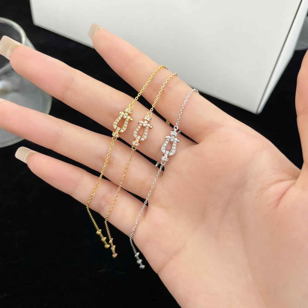 [Rosla]FORCE 10 FULL DIAMOND BUCKLE CHAIN LINK MINI MODEL