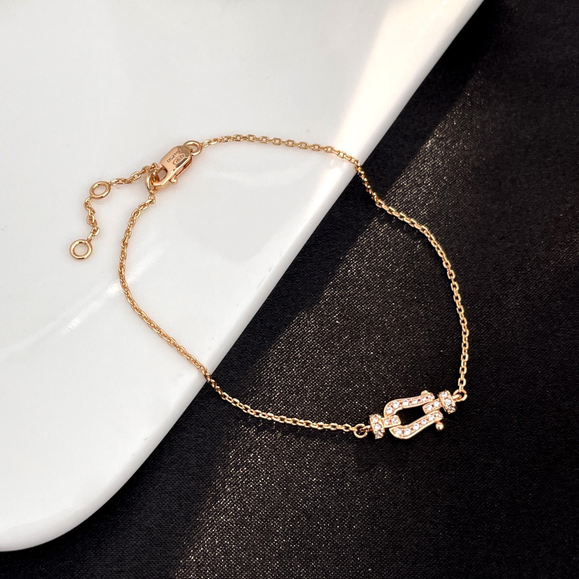 [Rosla]FORCE 10 FULL DIAMOND BUCKLE CHAIN LINK MINI MODEL