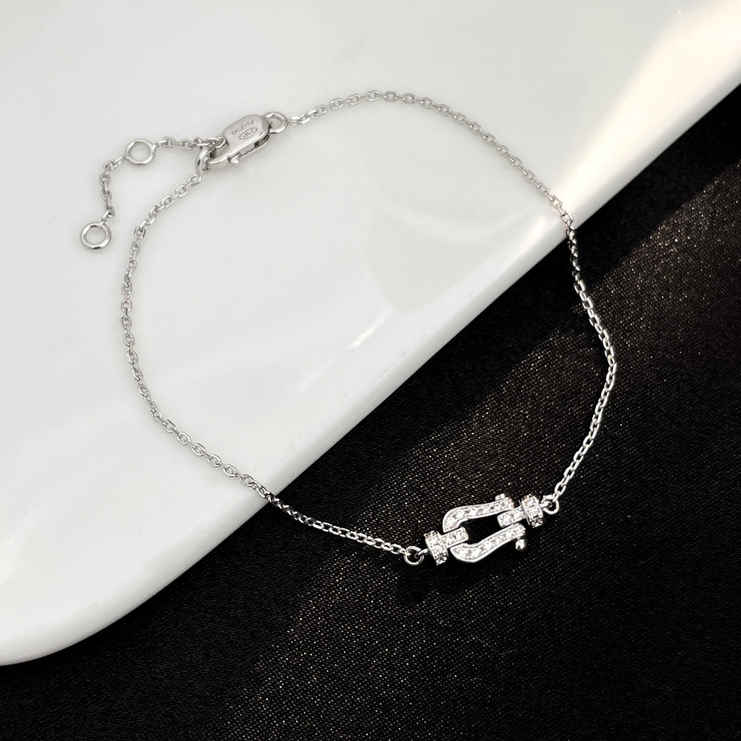 [Rosla]FORCE 10 FULL DIAMOND BUCKLE CHAIN LINK MINI MODEL
