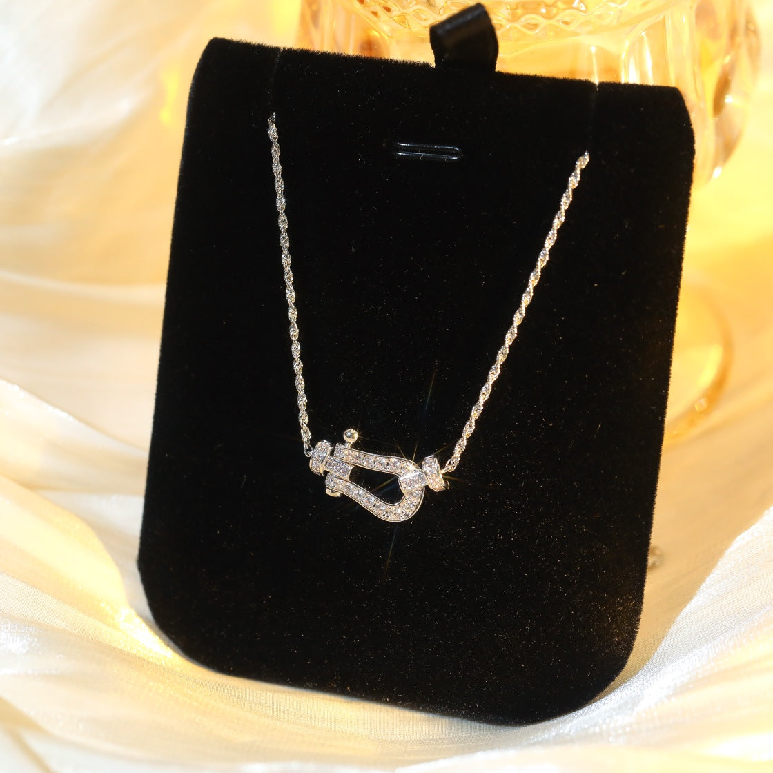 [Rosla]FORCE 10 DIAMOND SILVER NECKLACE MINI MODEL