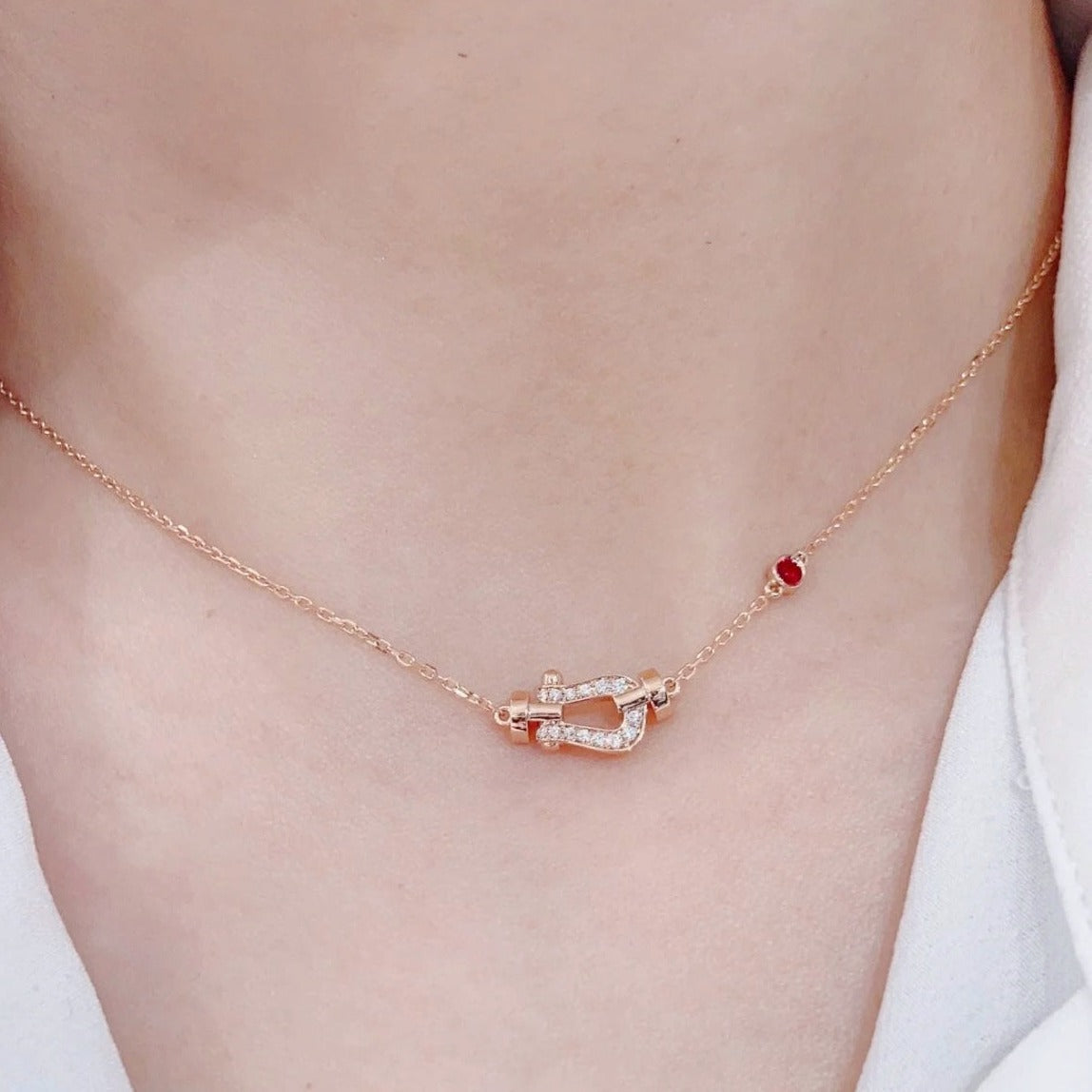 [Rosla]FORCE 10 DIAMOND PINK GOLD NECKLACE