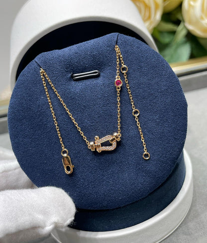 [Rosla]FORCE 10 DIAMOND PINK GOLD NECKLACE