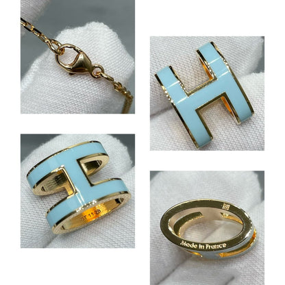 [Rosla]POP H SKY BLUE NECKLACE
