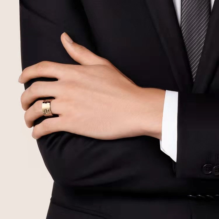 [Rosla]LOVE 11MM LARGE RING