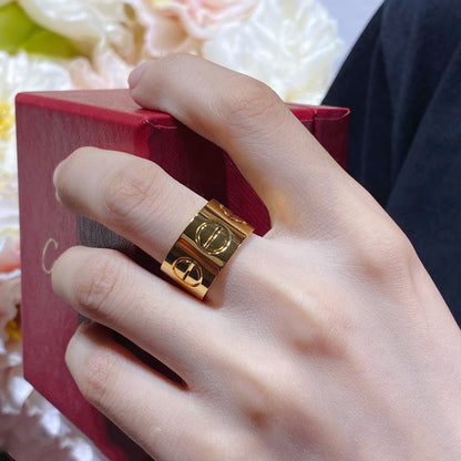 [Rosla]LOVE 11MM LARGE RING