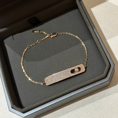 [Rosla]MOVE CLASSIQUE DIAMOND PAVED BRACELET