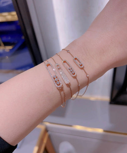 [Rosla]MOVE CLASSIQUE DIAMOND PAVED BRACELET