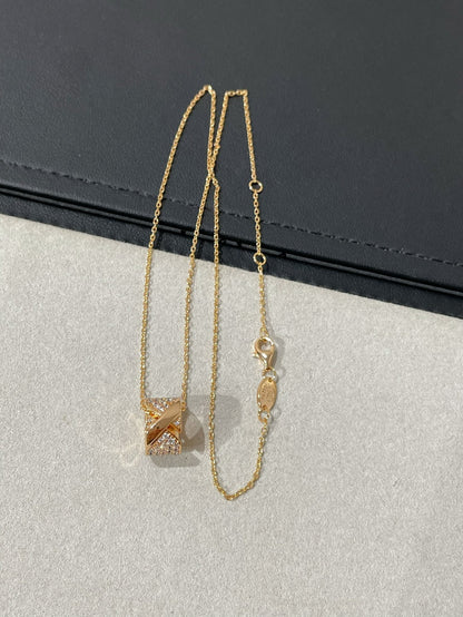 [Rosla]LIENS EVIDENCE DIAMOND PAVED NECKLACE