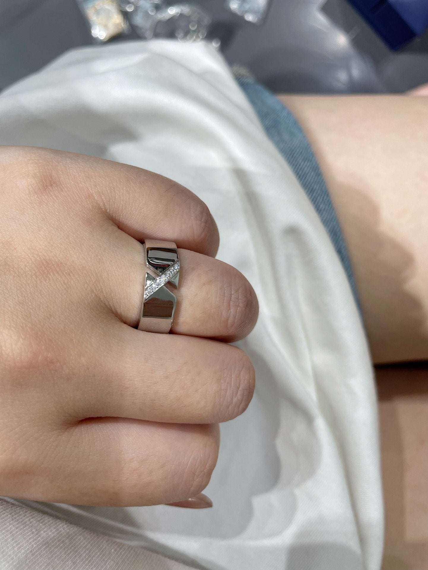 [Rosla]LIENS EVIDENCE DIAOMOND RING