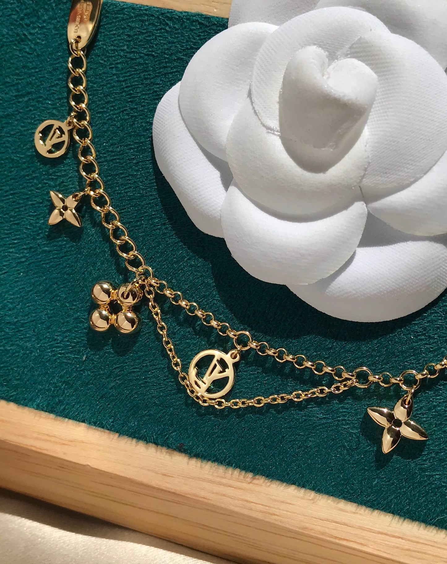 [Rosla]BLOOMING PINK GOLD MOP BRACELET