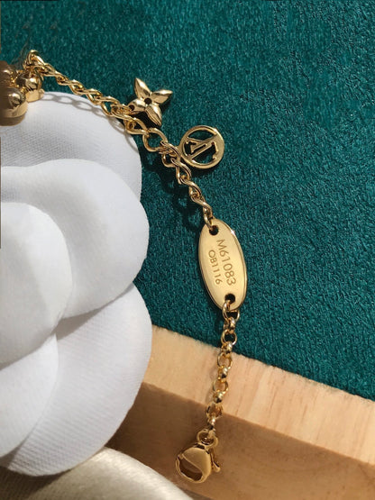 [Rosla]BLOOMING PINK GOLD MOP BRACELET