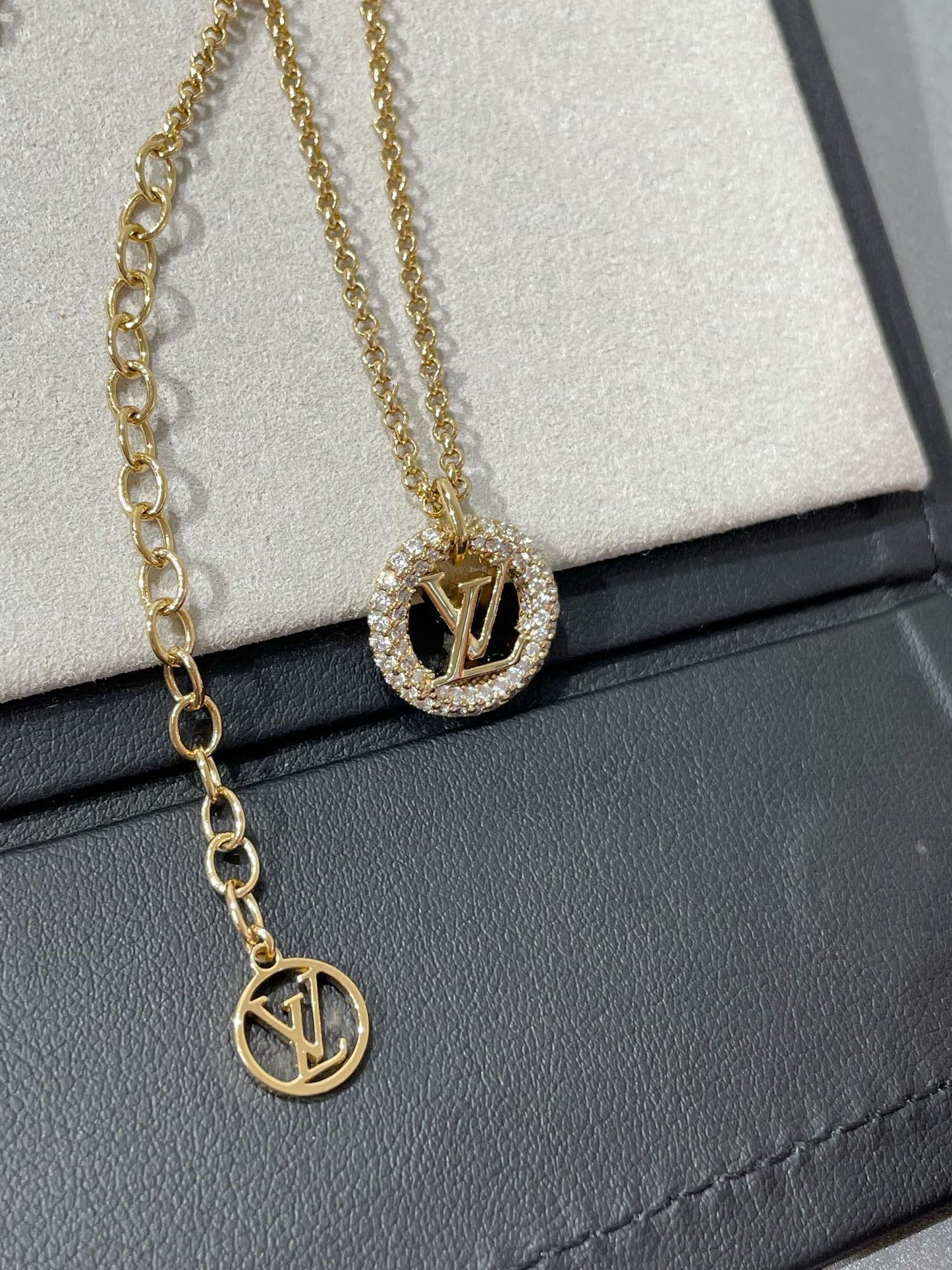 [Rosla]BY NIGHT DIAMOND PAVED NECKLACE