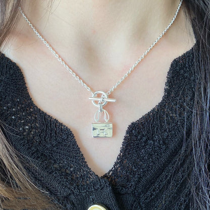 [Rosla]CONSTANCE PEDANT SILVER NECKLACE
