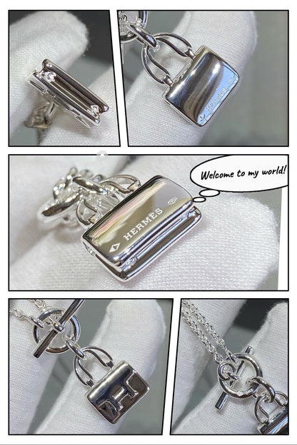 [Rosla]CONSTANCE PEDANT SILVER NECKLACE