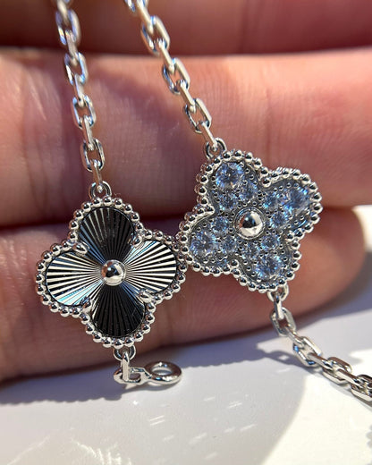 [Rosla] CLOVER 5 MOTIF LASER BRACELET COLLECTION