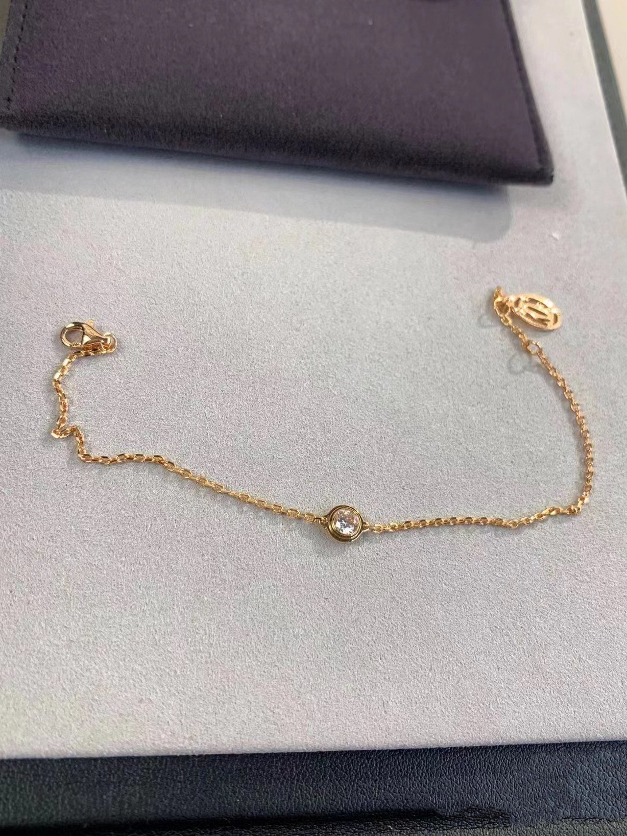 [Rosla]DAMOUR DIAMOND LINK BRACELET