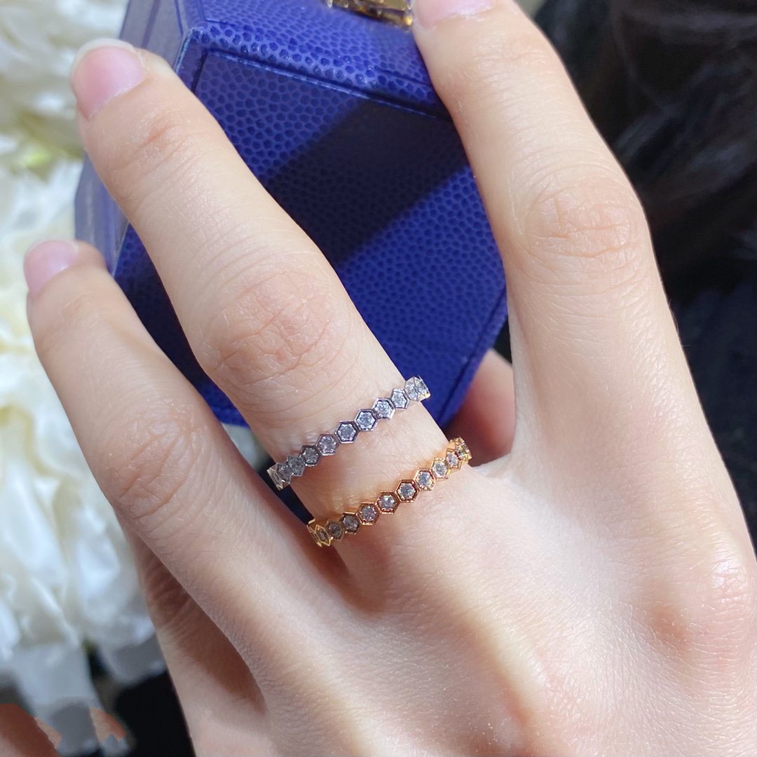 [Rosla]BEE LOVE DIAMOND PAVED SMALL RING