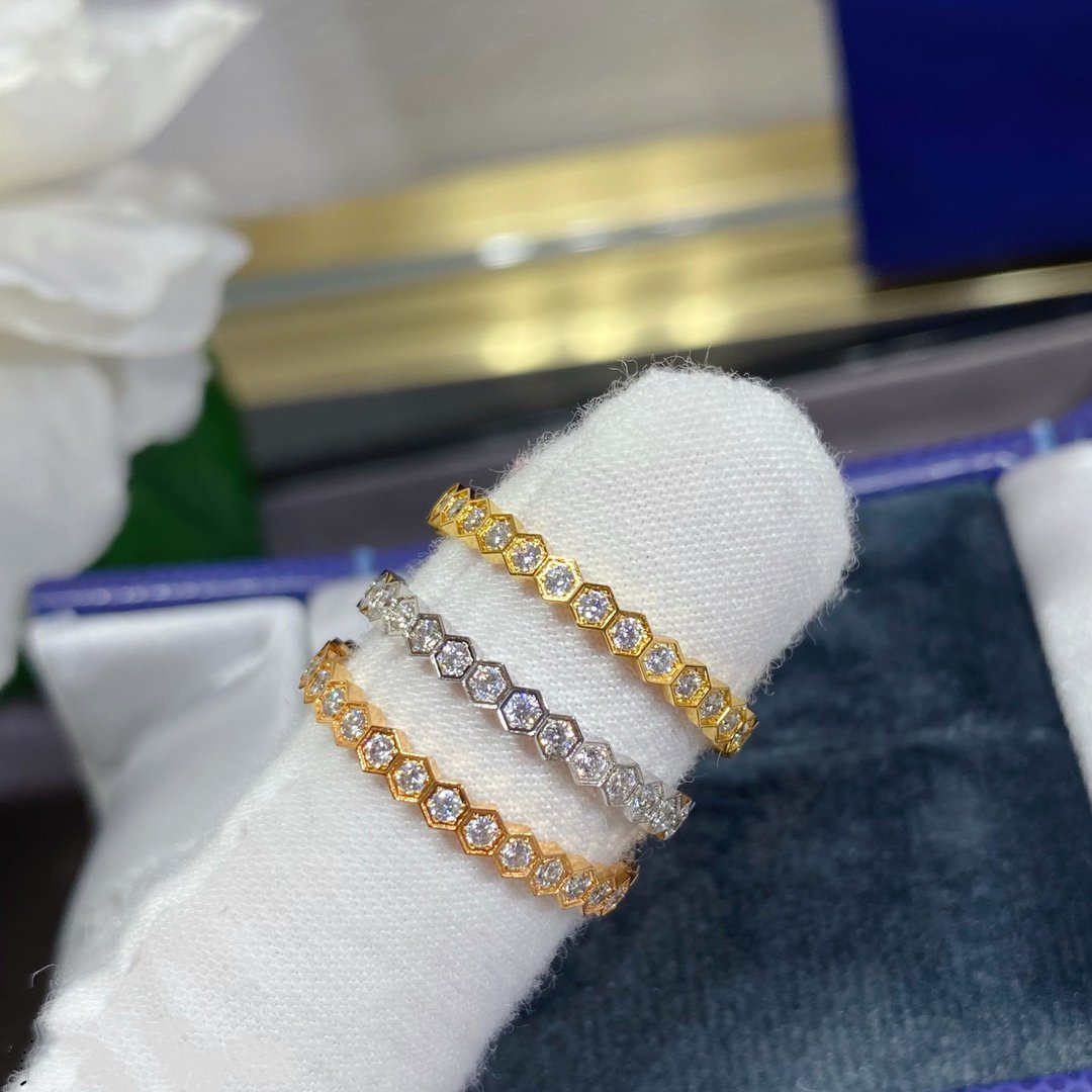 [Rosla]BEE LOVE DIAMOND PAVED SMALL RING