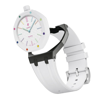 [Rosla]Royal Oak Pop Exclusive Bioceramic Case & Silicone Strap Mix Color